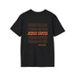 Jesus Saves Orange Back Design