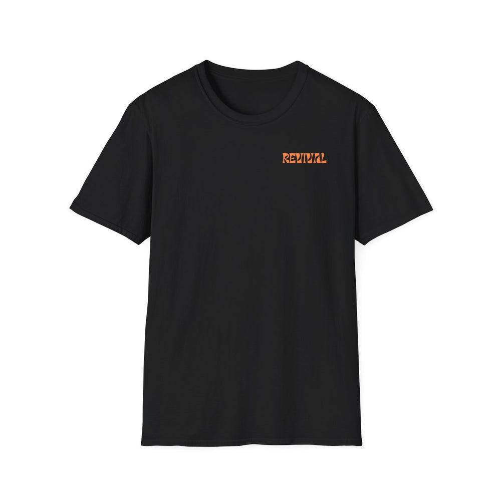 Jesus Saves Orange Back Design