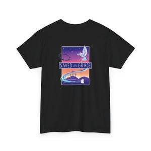 Saved By Grace Back Design T-Shirt
